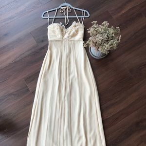 AMSALE Bridesmaid Dress in Cream